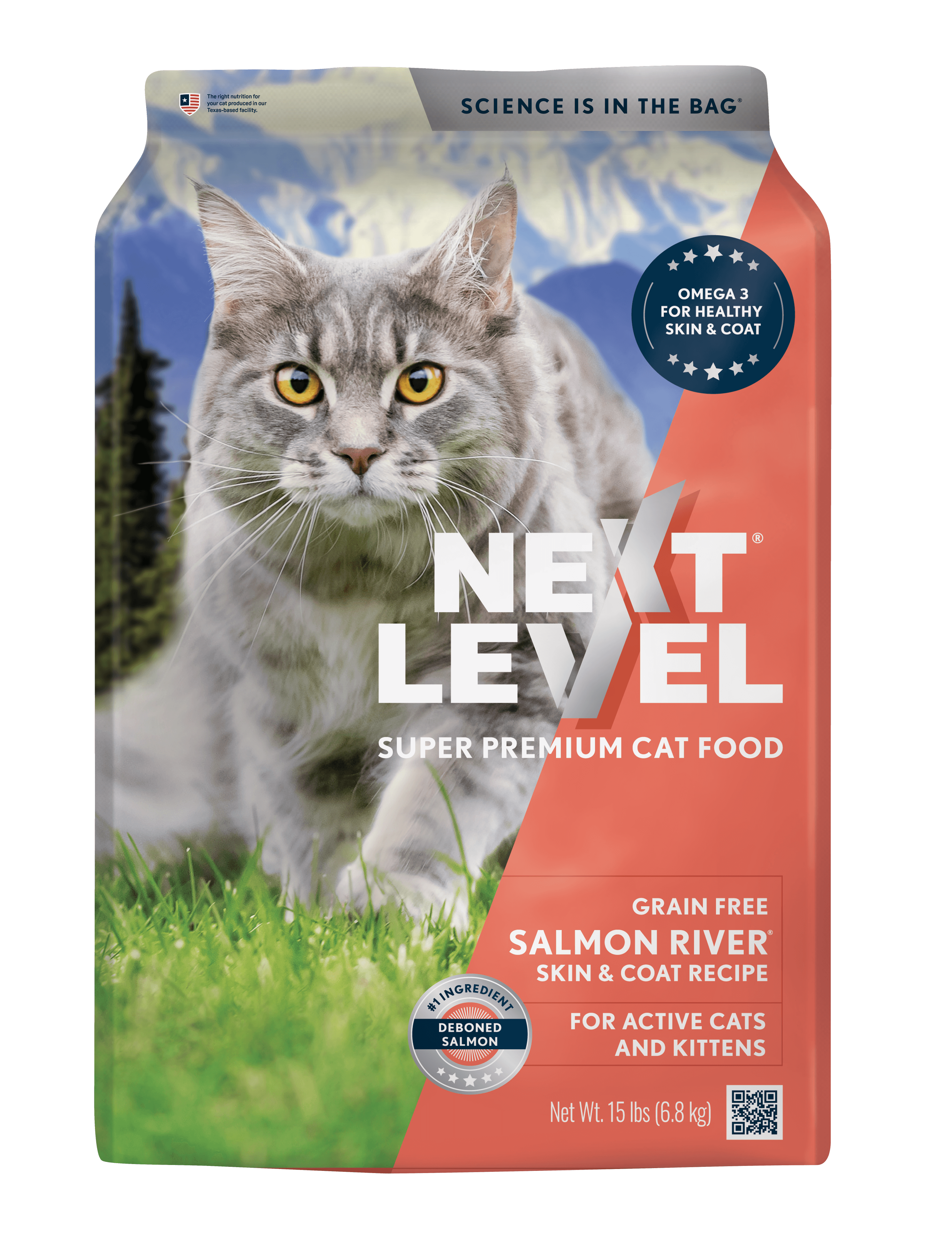 Grain Free Salmon River Skin & Coat Feline – Next Level Pet Food
