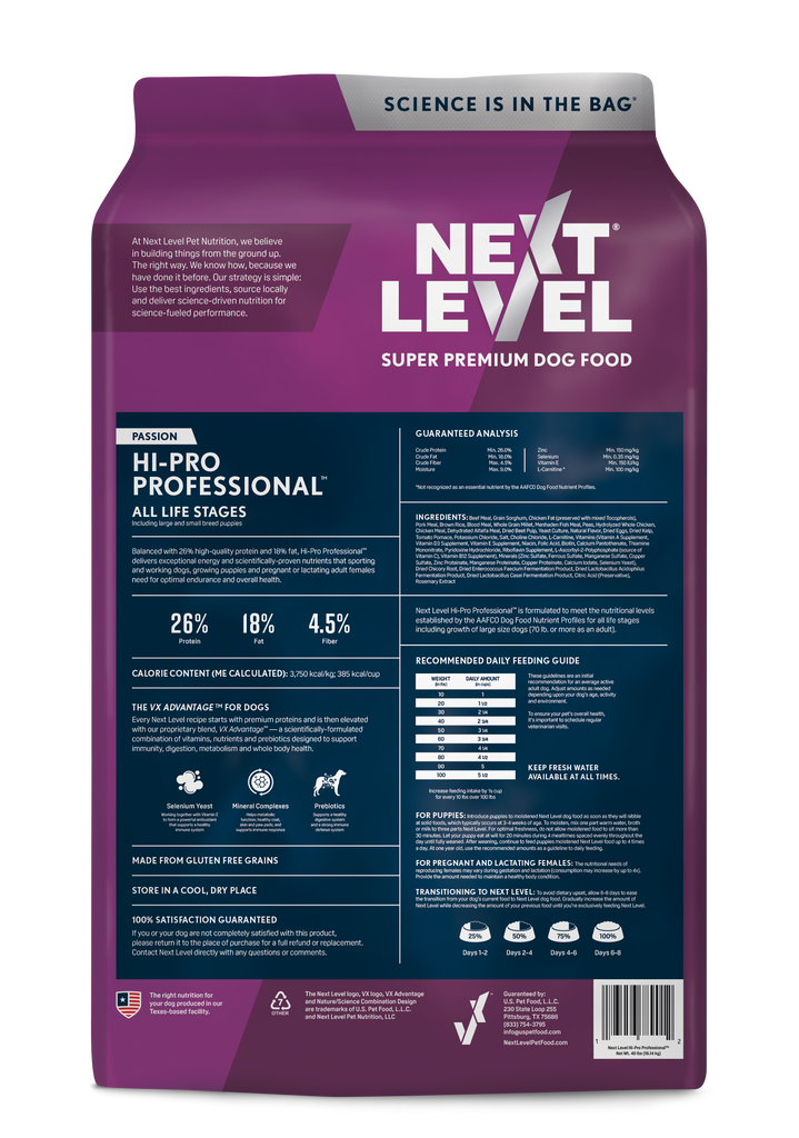 HI-PRO PROFESSIONAL™ – Next Level Pet Food