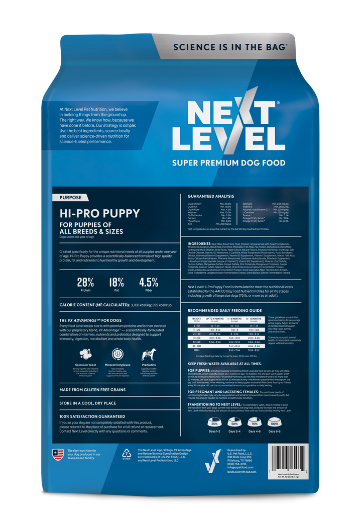 Hi Pro HI-PRO PUPPY – Next Level Pet Food